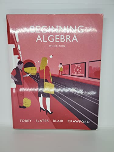 Beispielbild fr Beginning Algebra zum Verkauf von Books Unplugged