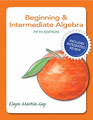 9780134195827: Beginning & Intermediate Algebra / Video Organizer with Integrated Prealgebra Review