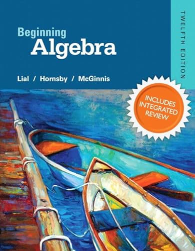 9780134196169: Beginning Algebra Plus New Integrated Review Mymathlab and Worksheets--access Card Package: With Integrated Review & Worksheets