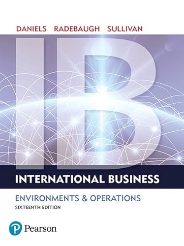 9780134200057: International Business: Environments & Operations