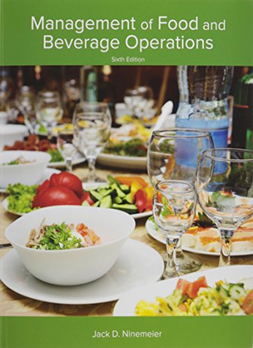 9780134201849: Management of Food and Beverage Operations: Includes Final Examination Answer Sheet