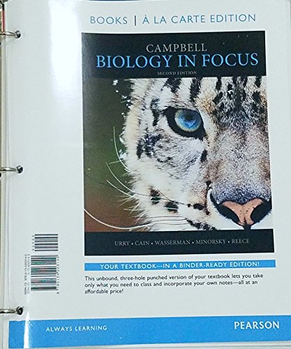 Beispielbild fr Campbell Biology in Focus, Books a la Carte Edition (2nd Edition) zum Verkauf von BooksRun
