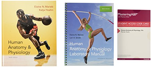 Stock image for Human Anatomy & Physiology; Human Anatomy & Physiology Laboratory Manual, Main Version; Mastering A&P with Pearson eText -- ValuePack Access Card -- for Human Anatomy & Physiology (10th Edition) for sale by Textbooks_Source