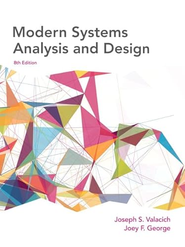 Beispielbild fr Modern Systems Analysis and Design zum Verkauf von BooksRun