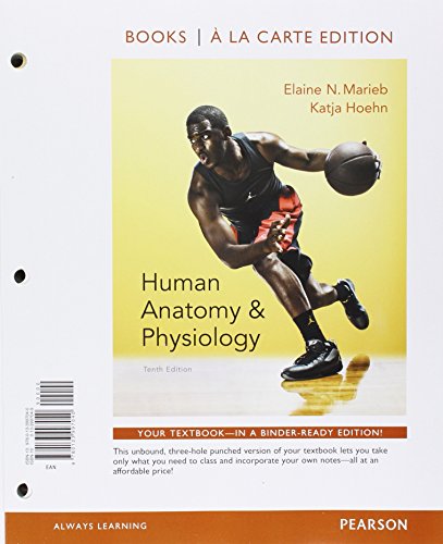 Imagen de archivo de Human Anatomy & Physiology, Books a la Carte Edition, Modified Mastering A&P with Pearson eText & Value Pack Access Card and Brief Atlas (10th Edition) a la venta por SecondSale