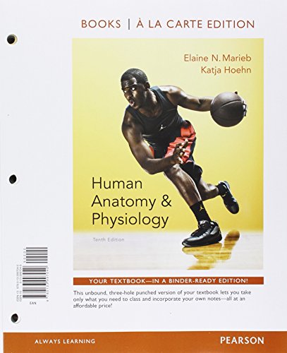 Stock image for Human Anatomy & Physiology, Books a la Carte Edition, Modified Mastering A&P with Pearson eText & Value Pack Access Card and Brief Atlas (10th Edition) for sale by SecondSale