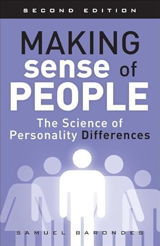 Beispielbild fr Making Sense of People: The Science of Personality Differences zum Verkauf von Friends of  Pima County Public Library