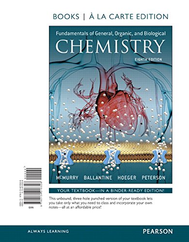 Imagen de archivo de Fundamentals of General, Organic, and Biological Chemistry, Books a la Carte Edition a la venta por HPB-Red