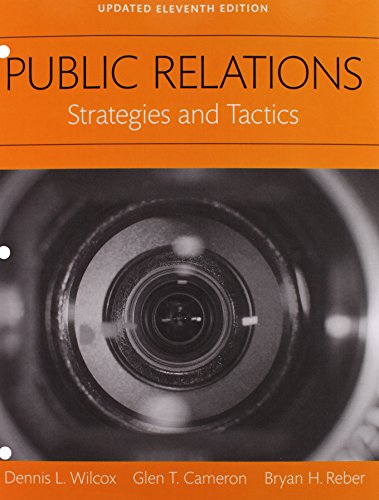 Beispielbild fr REVEL for Public Relations: Strategies and Tactics Books a la Carte Edition Plus REVEL -- Access Card Package (11th Edition) zum Verkauf von The Book Corner