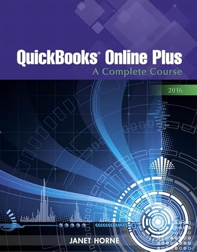 Beispielbild fr QuickBooks Online Plus: A Complete Course 2016 zum Verkauf von HPB-Red