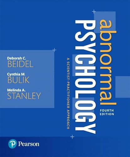 Beispielbild fr Abnormal Psychology: A Scientist-Practitioner Approach (4th Edition) zum Verkauf von A Team Books