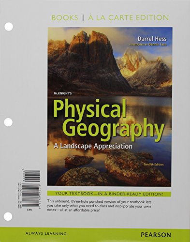 Beispielbild fr Mcknight's Physical Geography: A Landscape Appreciation, Books a La Carte Edition zum Verkauf von TextbookRush