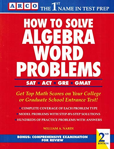 Stock image for How to Solve Algebra Word Problems for sale by ThriftBooks-Dallas