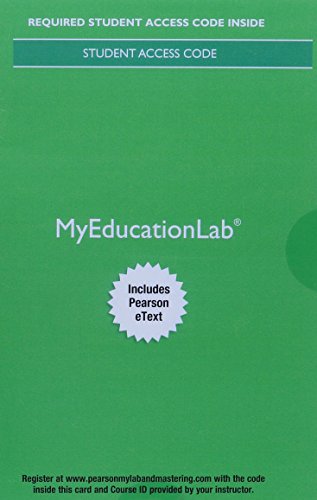 Stock image for MyLab Education with Pearson eText -- Access Card -- for Child Development and Education (6th Edition) for sale by Bulrushed Books