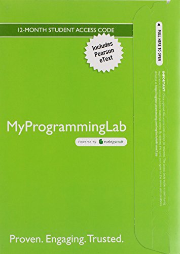 Beispielbild fr Mylab Programming with Pearson Etext -- Access Code Card -- For Absolute C++ zum Verkauf von BooksRun