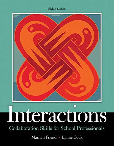 Stock image for Interactions: Collaboration Skills for School Professionals, Loose-Leaf Version (8th Edition) for sale by HPB-Red