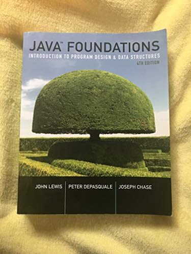 9780134285436: Java Foundations: Introduction to Program Design and Data Structures