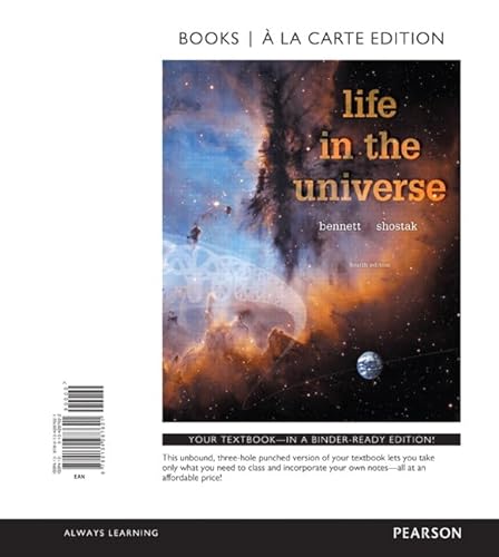 9780134287621: Life in the Universe