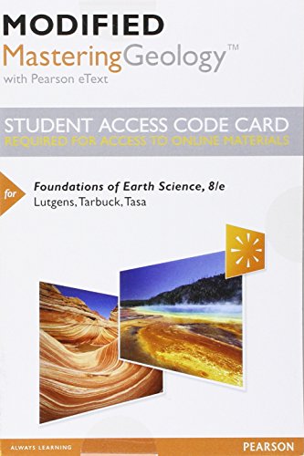 Stock image for Foundations of Earth Science -- Modified Mastering Geology with Pearson eText Access Code for sale by Textbooks_Source