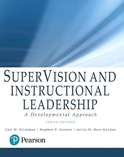 9780134290089: SuperVision and Instructional Leadership: A Developmental Approach