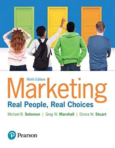 Beispielbild fr Marketing: Real People, Real Choices (9th Edition) zum Verkauf von SecondSale