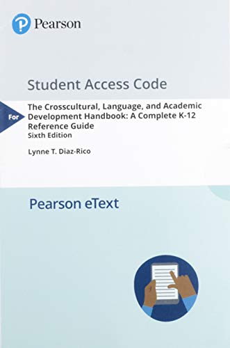 Stock image for The Crosscultural, Language, and Academic Development Handbook Enhanced Pearson Etext Access Card: A Complete K-12 Reference Guide for sale by Revaluation Books