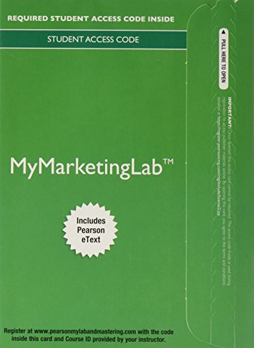 9780134293189: MyMarketingLab with Pearson eText -- Access Card -- for Marketing: Real People, Real Choices