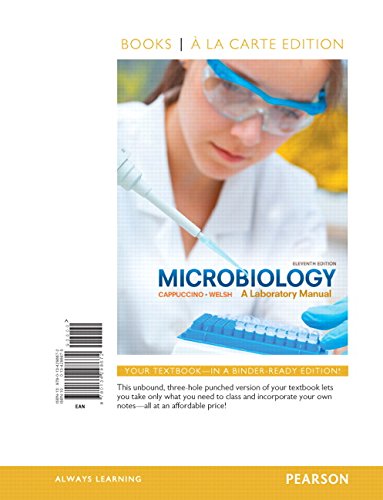 Beispielbild fr Microbiology: A Laboratory Manual, Books a la Carte Edition (11th Edition) zum Verkauf von SecondSale
