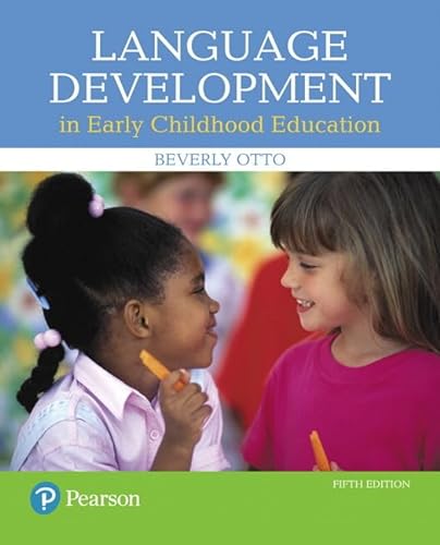 9780134300771: Language Development in Early Childhood Education