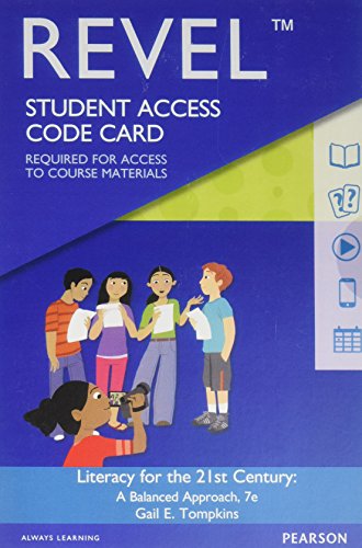 9780134303208: Literacy for the 21st Century Revel Access Card: A Balanced Approach