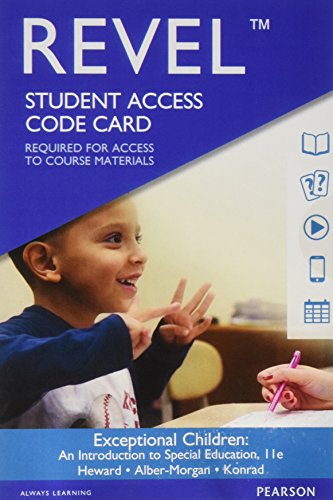 Stock image for Exceptional Children: An Introduction to Special Education -- Revel Access Code for sale by A Team Books