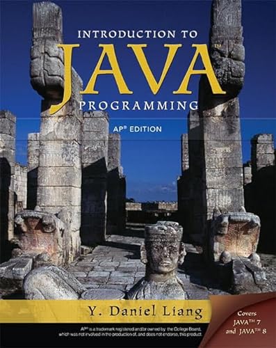 Beispielbild fr Introduction to Java Programming, AP Version zum Verkauf von SecondSale