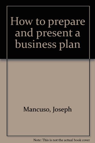 9780134306292: How to prepare and present a business plan