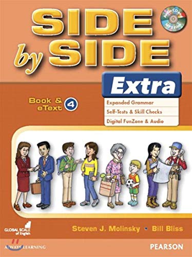 9780134306698: Side by Side Extra 4 Book & eText with CD