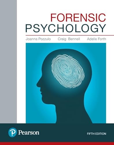 Beispielbild fr Forensic Psychology zum Verkauf von Zoom Books Company