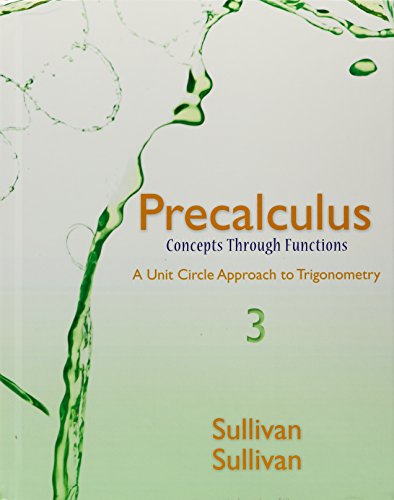9780134308104: Precalculus: Concepts Through Functions, a Unit Circle Approach to Trigonometry, Mymathlab Inside Star Sticker, Mymathlab -- Glue-I