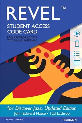 Stock image for Revel for Discover Jazz, Updated Edition -- Access Card for sale by Textbooks_Source