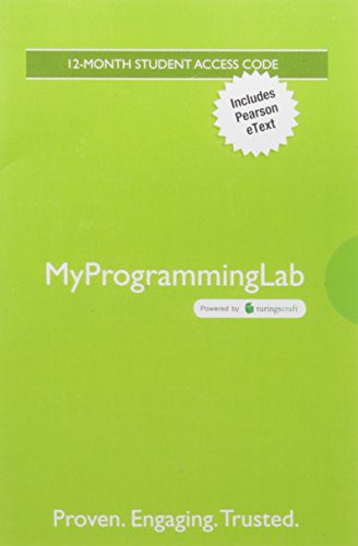 Stock image for Mylab Programming with Pearson Etext -- Standalone Access Card -- For Building Java Programs: A Back to Basics Approach for sale by BooksRun