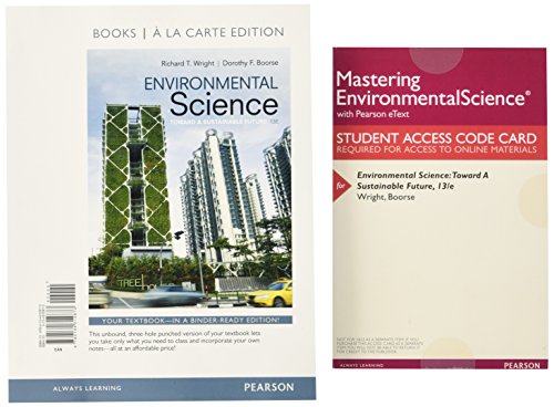 Stock image for Environmental Science: Toward A Sustainable Future, Books a la Carte Plus Mastering Environmental Science with Pearson eText -- Access Card Package (13th Edition) for sale by Textbooks_Source