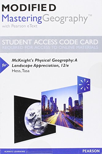 9780134326191: Mcknight's Physical Geography: A Landscape Appreciation