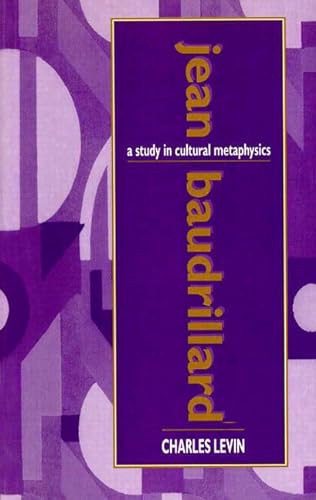 9780134333687: Jean Baudrillard: A Study in Cultural Metaphysics