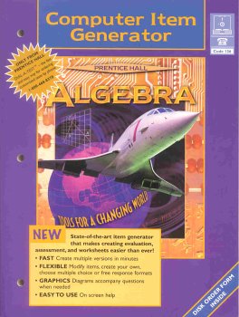 Stock image for Prentice Hall Algebra Computer Item Generator [Teacher's Edition] [Paperback. for sale by Nationwide_Text