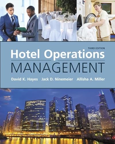 Beispielbild fr Hotel Operations Management zum Verkauf von BooksRun