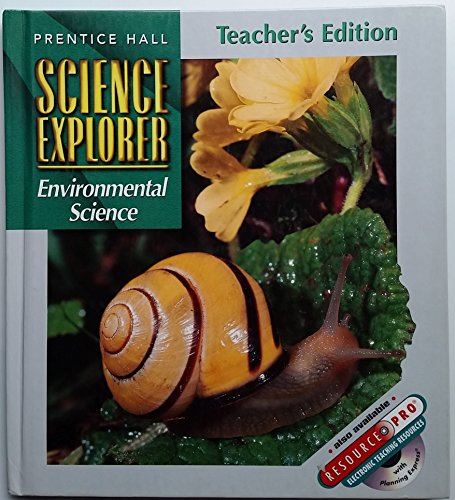 Imagen de archivo de Prentice Hall Science Explorer Enviromental Science Teacher Edition 2000 Isbn 0134345673 a la venta por Better World Books: West