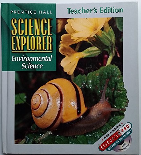 9780134345673: Prentice Hall Science Explorer Enviromental Science Teacher Edition 2000 Isbn 0134345673