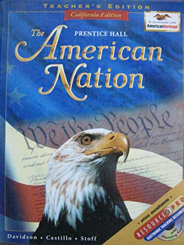 Stock image for The American Nation California Teacher's Edition for sale by HPB-Red