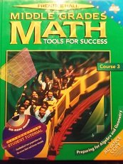 Stock image for Middle Grades Math: Tools for Success Course 3 for sale by HPB-Red