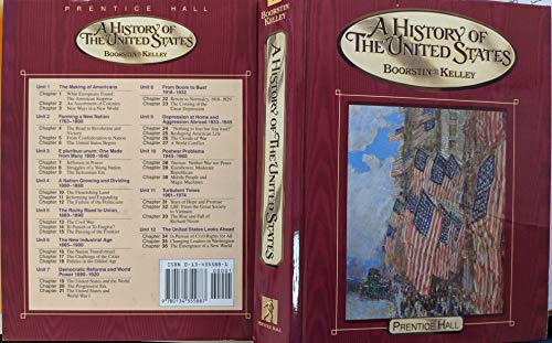 Stock image for A History of the United States for sale by HPB-Red
