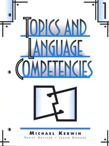 Beispielbild fr Topics and Language Competencies Level 1 zum Verkauf von Wonder Book