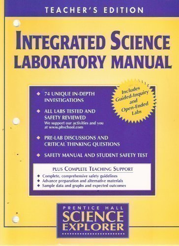 Stock image for Integrated Science Laboratory Manual (Teacher's Edition) (Prentice Hall Science Explorer) for sale by BookHolders